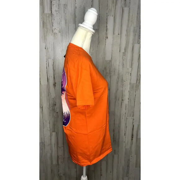 NWT Clemson Tigers Orange‎ Scenic Back Design Unisex Short Sleeve T-Shirt - Picture 3 of 5